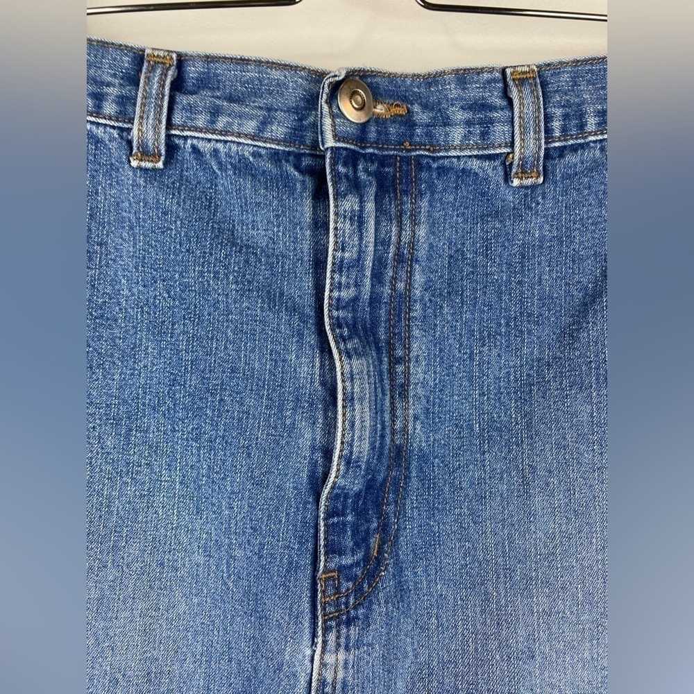 Vintage Maurice’s 90s Denim Maxi Skirt, Size 11 - Picture 4 of 9
